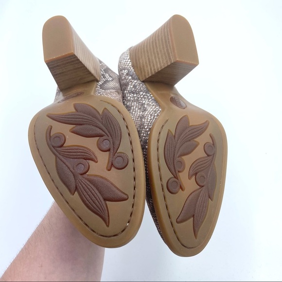 Born Eustis Snake Print Stacked Heel Mules NWOT - Picture 8 of 10